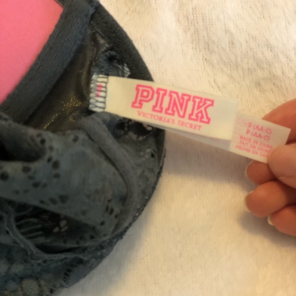 VS PINK High Neck Wired Lace Bralette - Picture 4 of 4